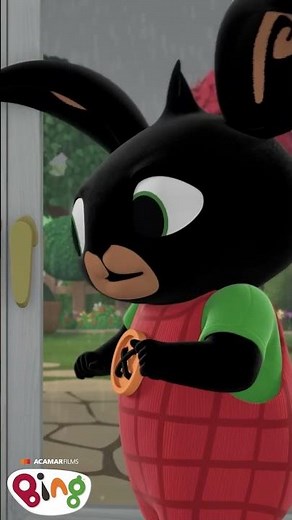 Bing is worried his shadow got left outside! | #Shorts | Bing Shorts