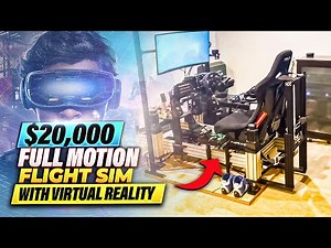 $20,000 Full Motion Virtual Flight Simulator - Ideal Training Aid for IFR Training