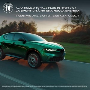 1.1K reactions · 77 shares | Sali a bordo di Tonale Plug-In Hybrid Q4 e scopri la nuova energia della sportività: fino a 82 km di autonomia elettrica in città, fino a 600 km di autonomia complessiva ed emissioni di CO2 da 29 g/km nel ciclo WLTP. E una potenza complessiva di 280 CV. #JoinTheTribe | ALFA ROMEO | Facebook