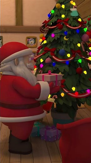 Quiet! Santa Comes into the House 🎅 | Children's Christmas Song | Pororo Christmas Songs #Shorts