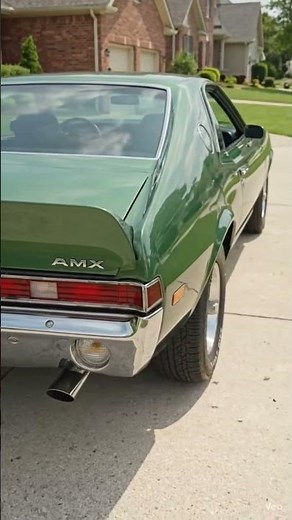 1969 AMC AMX rare muscle power icon....