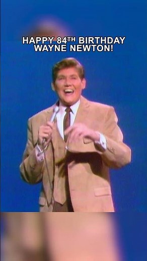 The Ed Sullivan Show sends birthday wishes to Wayne Newton! 🎤✨ #shorts
