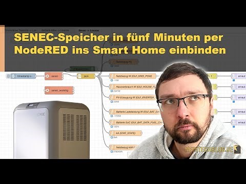 Integrate SENEC storage into your smart home in five minutes via NodeRED