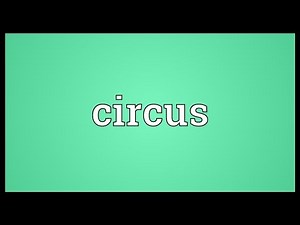Circus Meaning