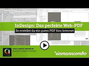 Ein perfektes Web-PDF mit InDesign erstellen