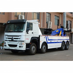 [Hot Item] 8X4 HOWO 360 Degree Rotation Rotator 371HP 420HP 50ton 70ton Heavy Duty Emergency Wrecker Rotator