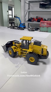 The CAT 980 wheel loader sound system is amazing, beautiful operation 🤩🤩 #thercchick #Toucanhobby #rchobby #Loader | Lulu Tracy