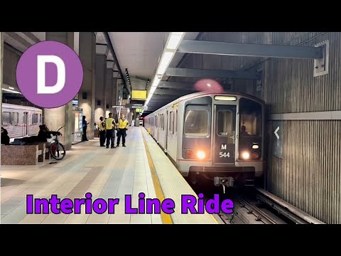 Los Angeles Metro D Line Full Interior Ride - LA Union Station to Wilshire/Western