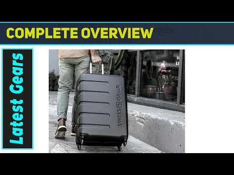 SwissGear 7366 Signature Hardside Expandable Luggage with Spinner Wheels, TSA Lock, Cup-Holder,