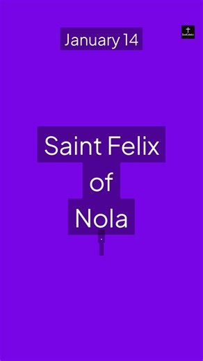 Saint Felix of Nola – Priest, Confessor & Early Christian Resister | January 14 Catholic History Saint Felix of Nola was a third-century Christian priest and confessor whose life of courage, humility, and resistance during Roman persecution is commemorated each year on January 14 in the Catholic Church. Born in Nola near Naples in Italy, Felix sold his inheritance to help the poor and faithfully stood with Bishop St. Maximus when the Emperor Decius unleashed a violent persecution of Christians. 