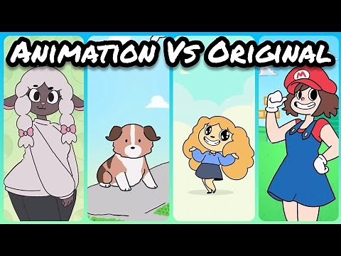 Animation Vs Original | TikTok Compilation from @alexrabbit