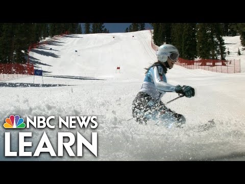 Olympians and scientists explain how machine-made snow makes ski racing faster and riskier