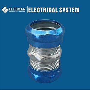 [Hot Item] UL Listed Raintight EMT Steel Electrical Conduit Pipe Fittings Screw Compression Type Coupling