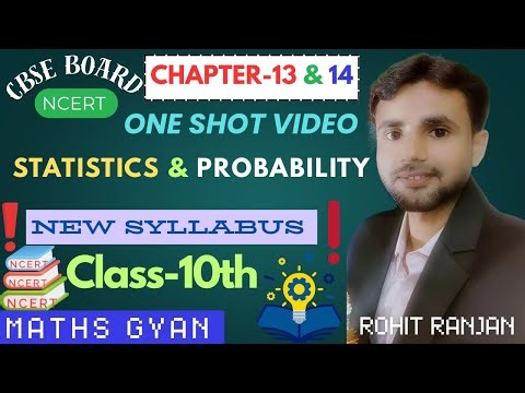 Class 10th Statistics & Probability One Shot || Class 10 Maths Chapter 13 & 14 || Maths Gyan ||