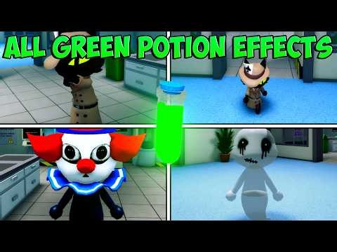 ALL GREEN POTION EFFECTS In ANIMAL HOSPITAL (Roblox)
