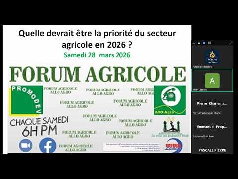Quelle devrait être la priorité du secteur agricole en 2026 ?