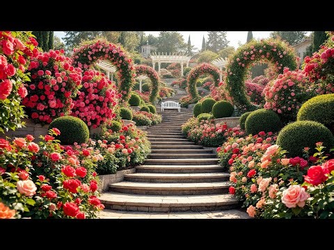 Flower Paradise Tour | Over 40 Species of Blooming Flowers – Incredibly Vibrant Gardens!