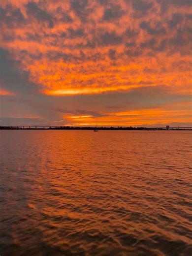 Sunsets hit different on the water. 🌅✨