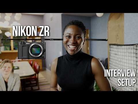 How I Shoot High-Key Interviews on the Nikon ZR (Camera, Audio & Lighting) with DaChefGyal