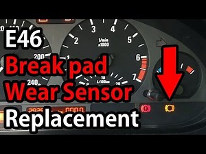 BMW E46 Brake Pad Wear Sensor Replacement