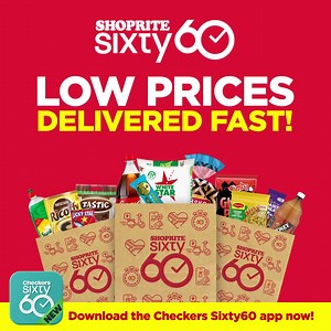 1.1K views | Shoprite Sixty60 is now available in your area! Download the Checkers Sixty60 app to get Shoprite’s low prices delivered fast  | Shoprite South Africa | Facebook