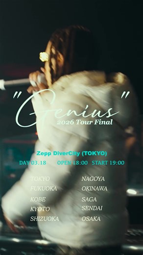 Kaneee 'Genius' Tour Final at Zepp Diver City Tokyo