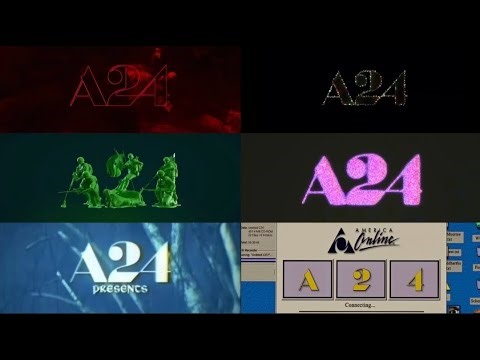 A24 Movie Trailer Logos (2024)