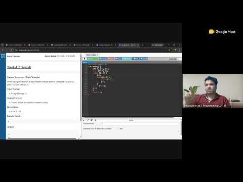 C Programming - Live Coding Session - Week-4