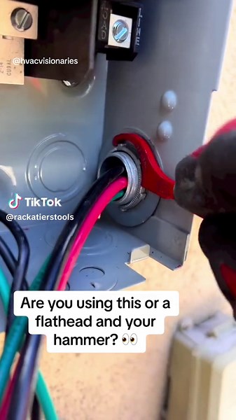 Is this more efficient than your channellocks? What ya think? 🤔Get them in 1/2”, 3/4” and 1” in the link in our bio. Thanks @hvacvisionaries for the video 👏#rackatiers #rackatierstools #gardnerbender #apprentice #electricians #electricianlife #hvac #hvaclife #bluecollarlife #electricianlife #bluecollarlife #sparky #sparkylife #residentialelectrician #commercialelectrcian #servicecall #electriciantools #electriciansoftiktok #electriciansofinstagram