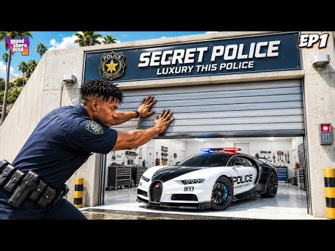 GTA 5: Franklin Hide His POLICE BUGATTI in Secret Police Garage in Real Life Mods |Ps gamester|