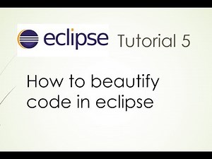how to format code in eclipse