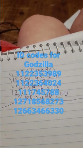 ID codes for Godzilla 🐲 🇺🇸