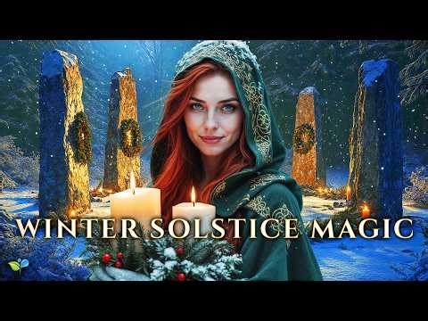 432Hz Druid Winter Solstice Circle ❄️ Celtic Music for Yule Magic & Renewal