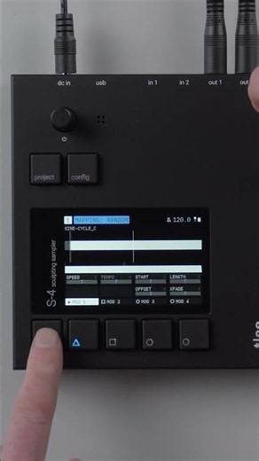 Random melodies using sine waves
