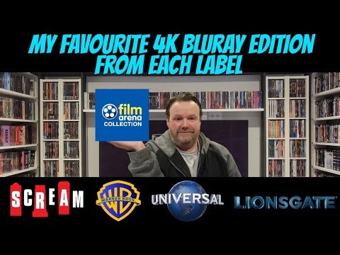 My Favourite 4k Bluray Edition From Each Label. (SCREAM FACTORY, UNIVERSAL, FILMARENA, WARNER BROS)