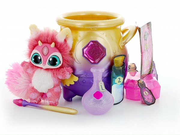 Watch Magic Mixies Magical Misting Cauldron with Interactive 8 inch Pink Plush Toy - 360 Video  on Amazon Live