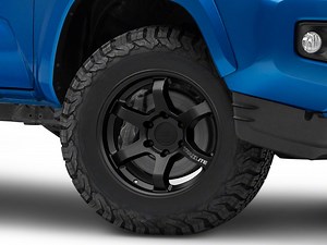 Motegi Tacoma Trailite Satin Black 6-Lug Wheel; 17x8.5; 18mm Offset MR15078568718 (16-23 Tacoma) - Free Shipping