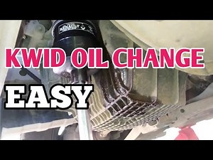 How to: Renault KWID engine oil change at home.