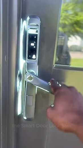 🚪 Pella multipoint door upgraded with smart precision.