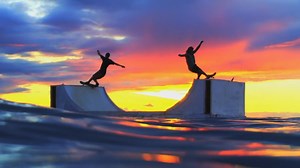 The Original Floating Ramp - Volcom's "True To This" - Skateboard