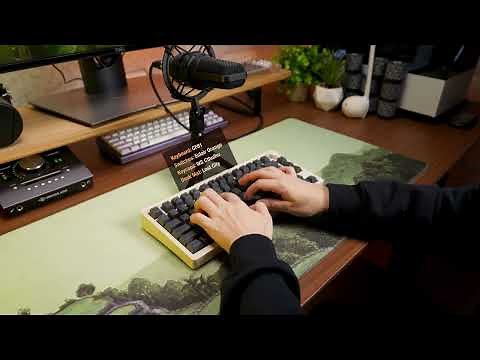 Eclair Orange Switch Sound Test on CF81 Keyboard