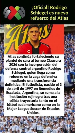 ¡OFICIAL! Rodrigo Schlegel es nuevo refuerzo del Atlas