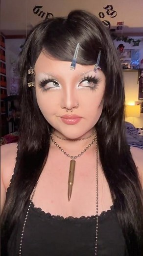 gyaru makeup 🫶🏻 full tutorial to come #makeuptutorial #makeup #makeupartist #grwm #gyaru