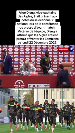 CAN MAROC 2025 : Conférence de presse des Aigles du Mali