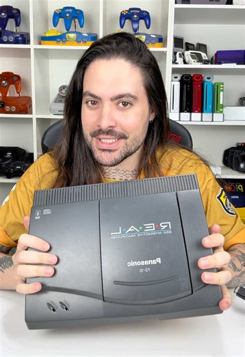 Todo dia um console da coleção part17 Panasonic Real 3DO FZ-10 #games #consoles #curiosidades #retrogaming #gamerbr