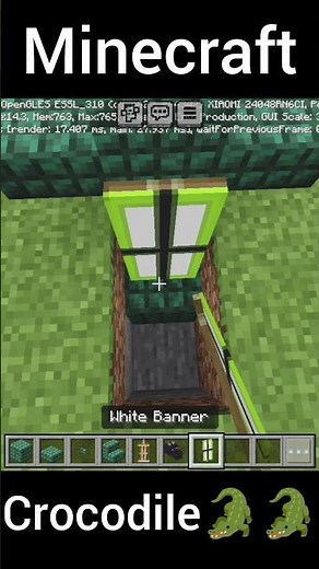 Minecraft Crocodile Statue 🐊🐊