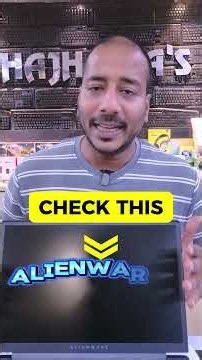 Alienware 15: Pure performance beast! 💻✨ #GamingIndia #DellAlienware #Performance