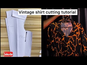 How to Cut and Sew a Vintage Shirt | Step-by-Step Sewing Tutorial for Beginners