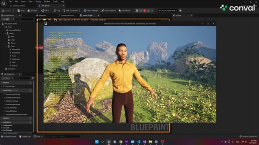 人工智能连接虚拟数字人，口型同步驱动（convai教程）