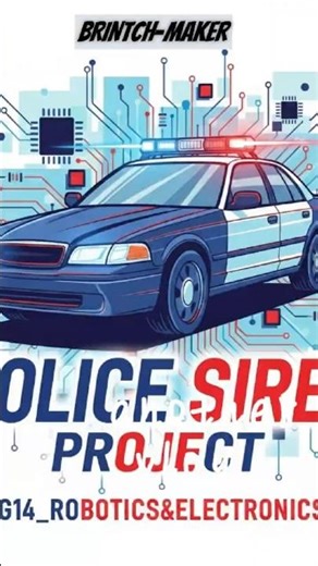 DIY Police Siren | Simple Alarm Build#DIY #PoliceSiren #AlarmSystem #Electronics #DIYProject